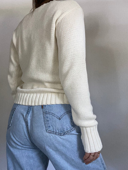 Ralph Lauren Knit Crewneck Sweater Size S/M