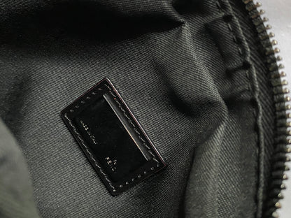 Vintage Fendi Black Zucchino Oyster Bag