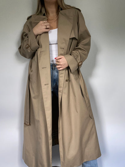 Nova Check Khaki Burberry Trench Size M