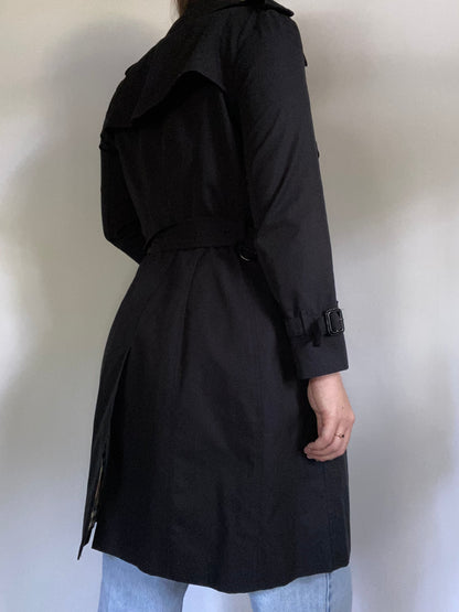 Burberry Nova Check Navy Trench Size 4