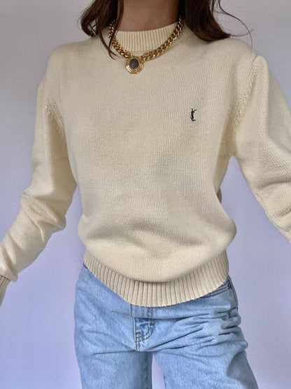 Yves Saint Laurent Yellow Sweater Size S