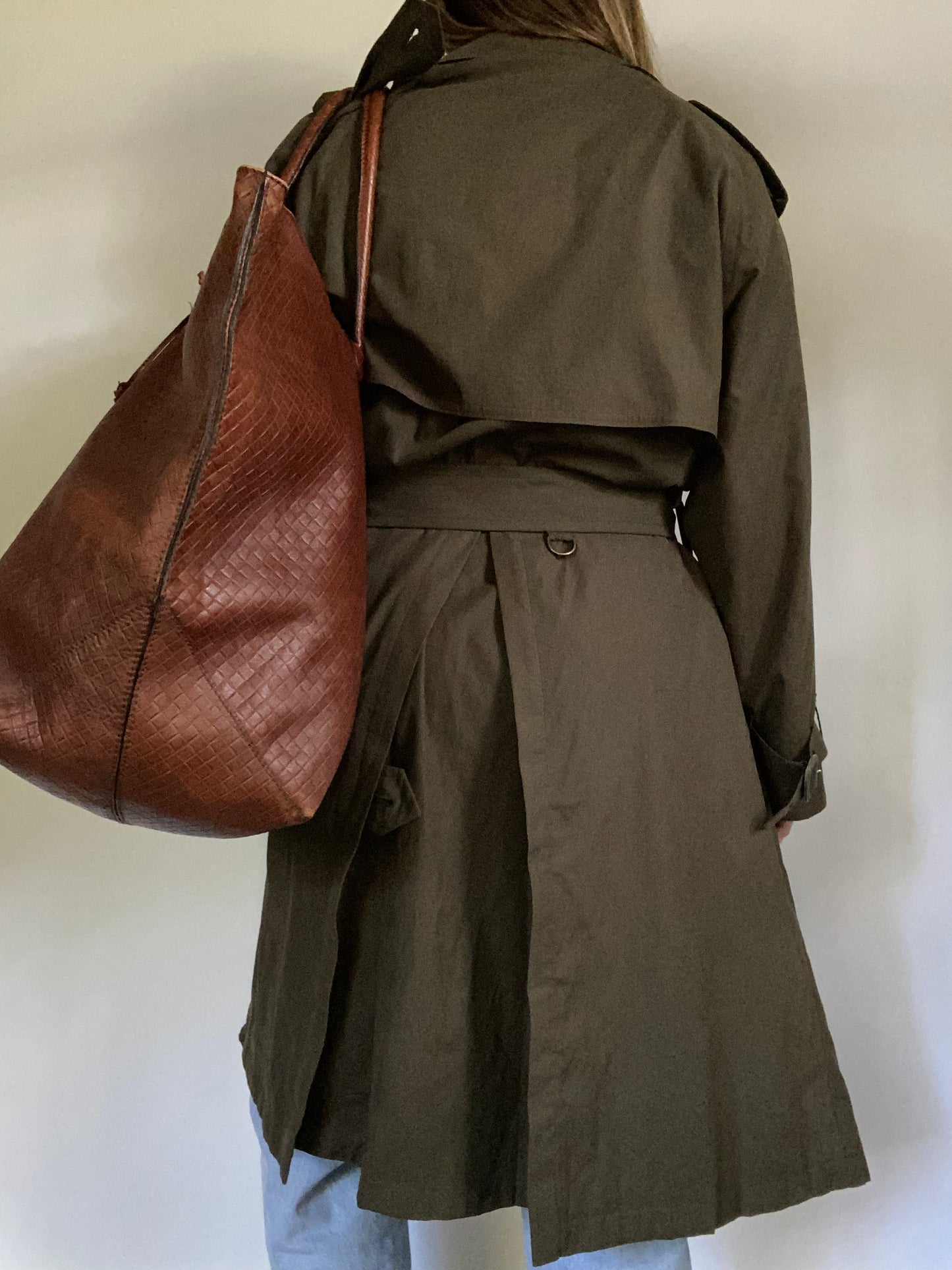 Bottega Veneta Cognac Travel Bag