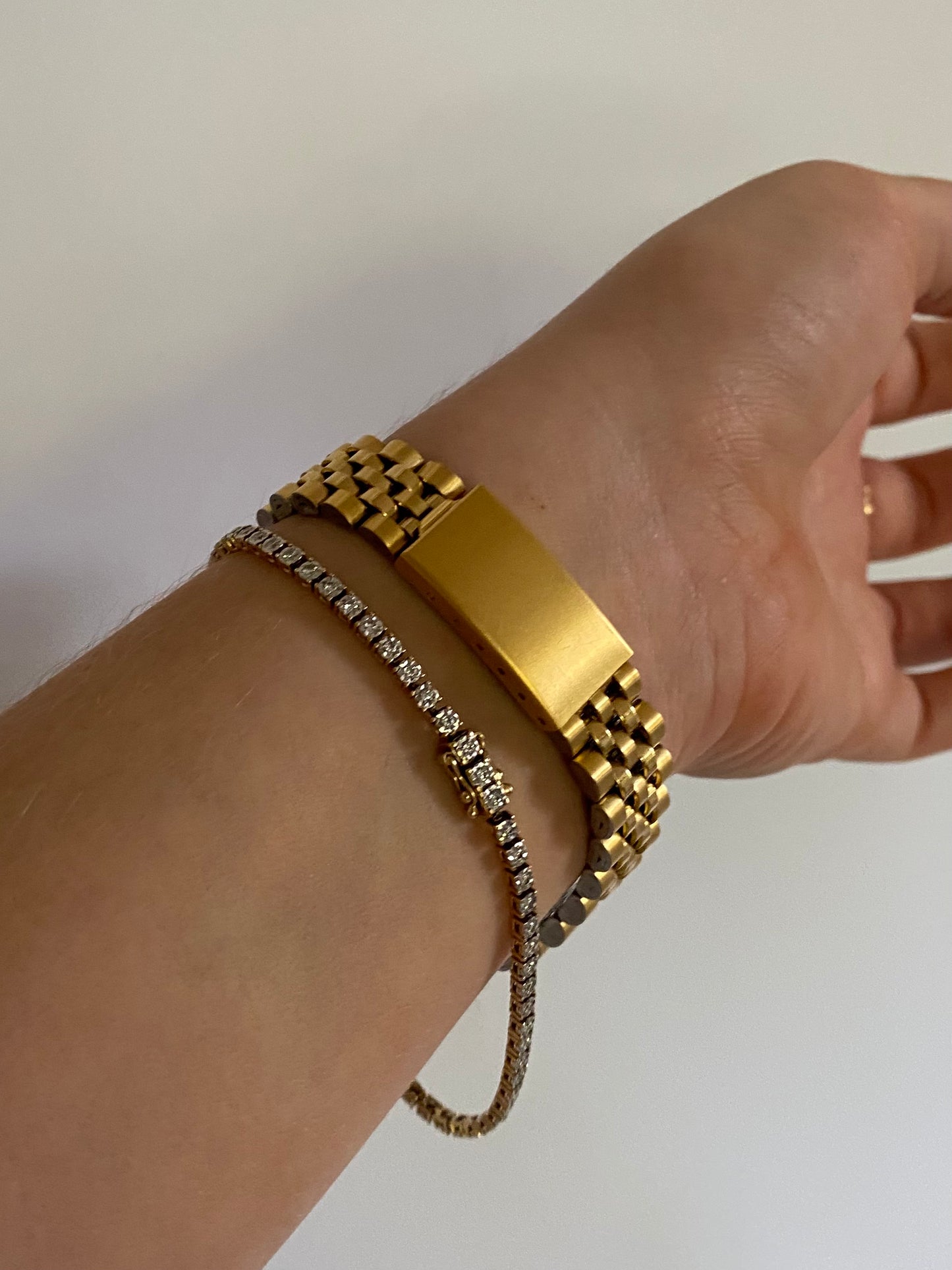 Yves Saint Laurent Gold Tone Watch