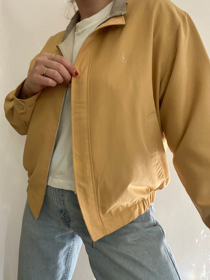 Vintage Yves Saint Laurent Logo Lightweight Jacket Size M