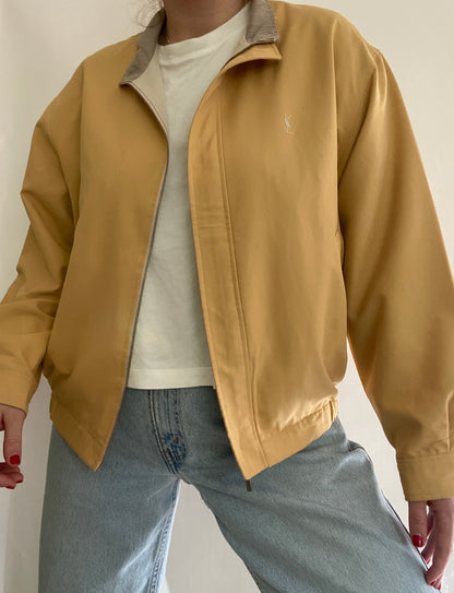 Vintage Yves Saint Laurent Logo Lightweight Jacket Size M