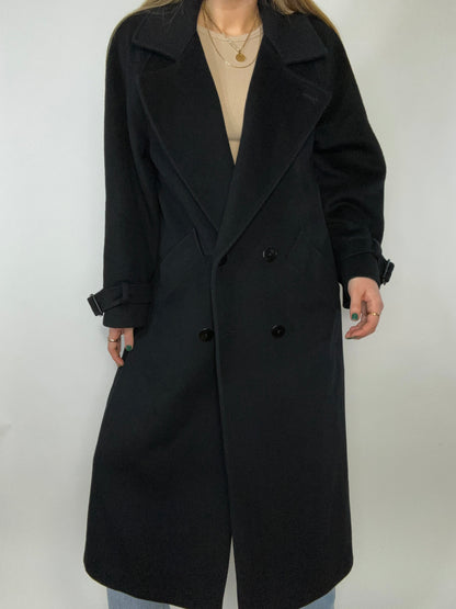 London Fog Wool Double Breasted Trench Size M/L