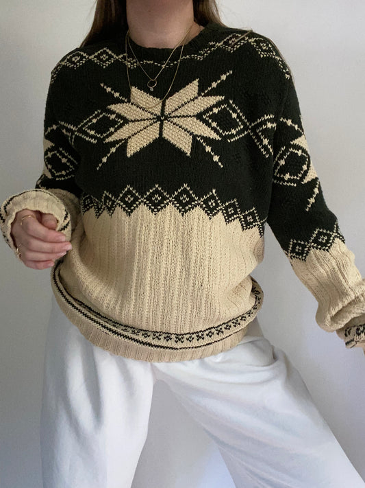 Ralph Lauren Hand Knit Sweater Size M/L