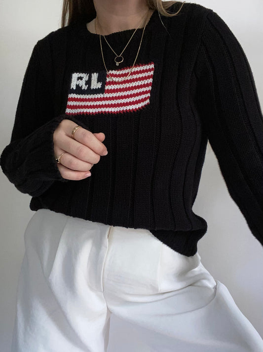 Ralph Lauren Knit Crewneck Sweater Size M