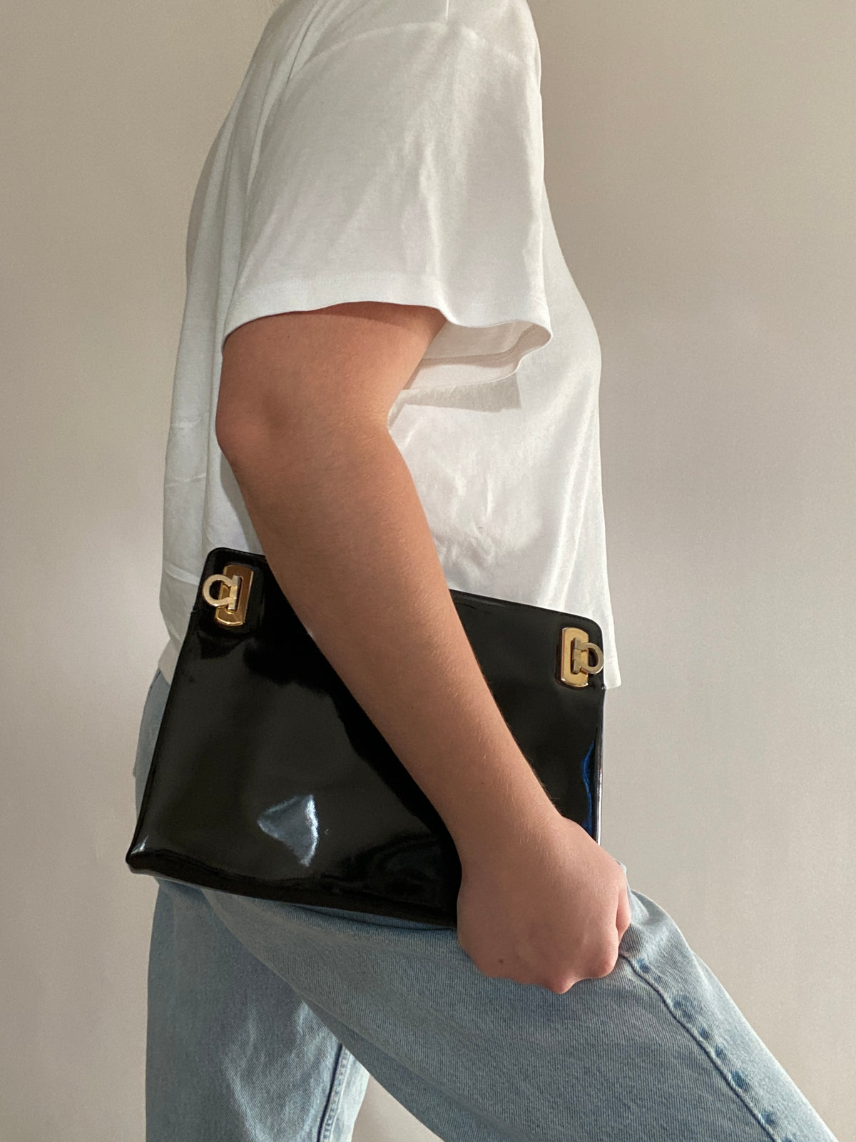 Salvatore Ferragamo Gancini Clutch