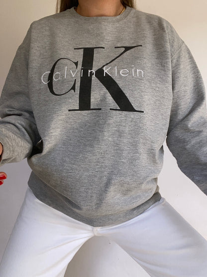 Calvin Klein Grey Pullover Size M/L