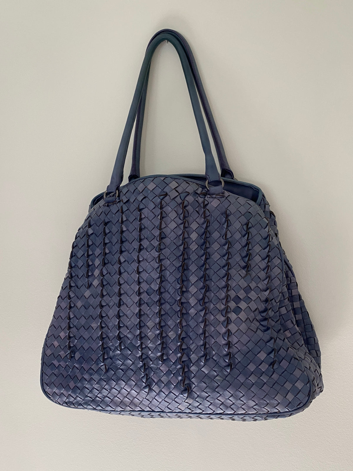 Vintage Bottega Veneta Intrecciato Tornabuoni Dome Bag