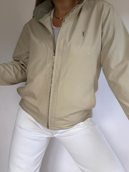 Yves Saint Laurent Logo Lightweight Jacket Size S