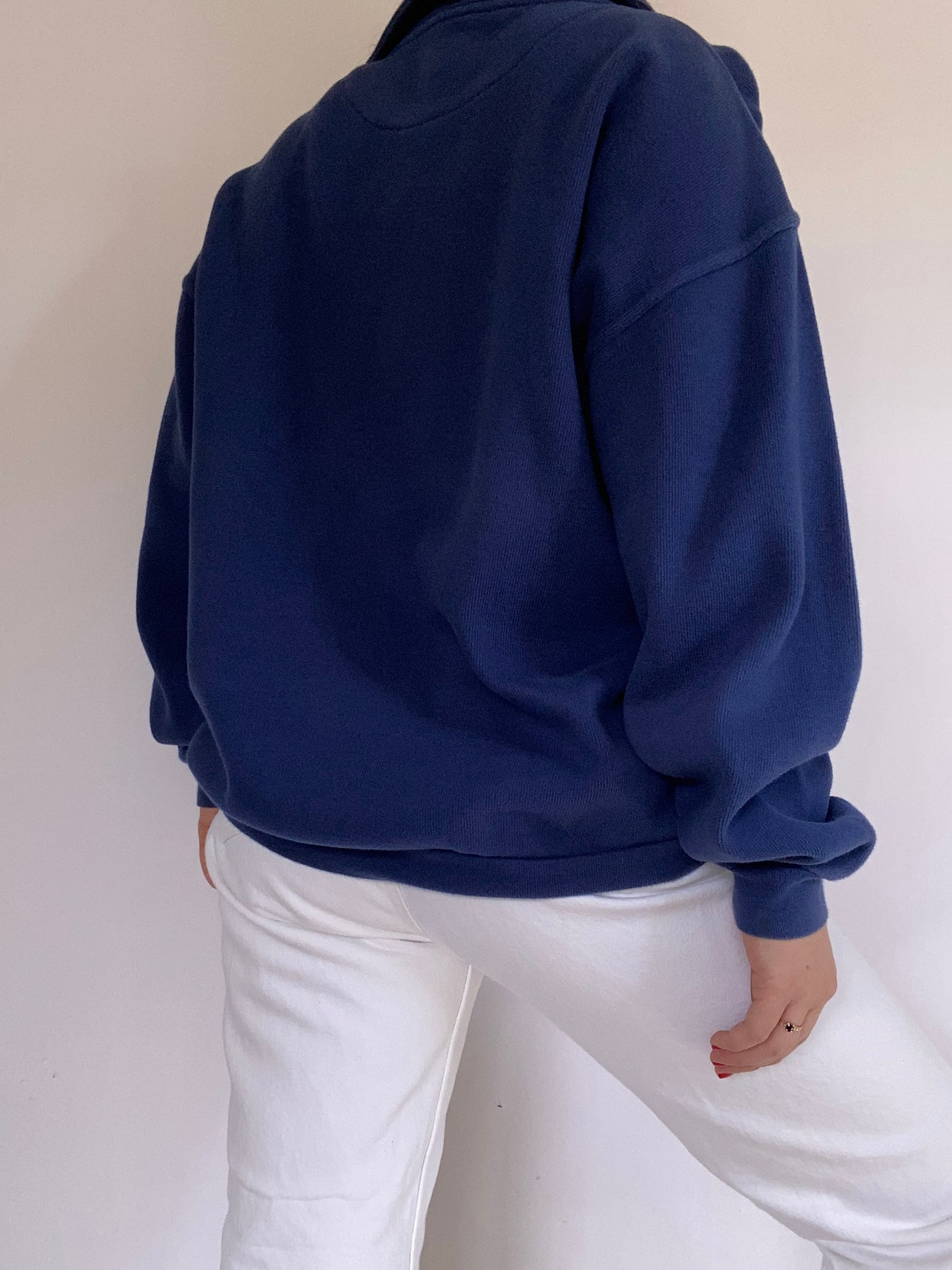 Yves Saint Laurent Logo Quarter Zip Size L/XL