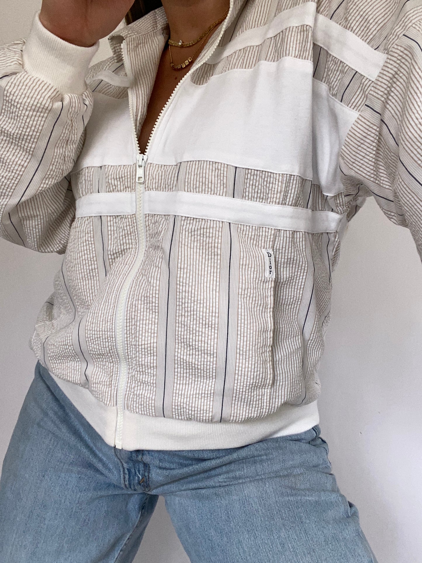 Christian Dior Pinstriped Windbreaker Size M