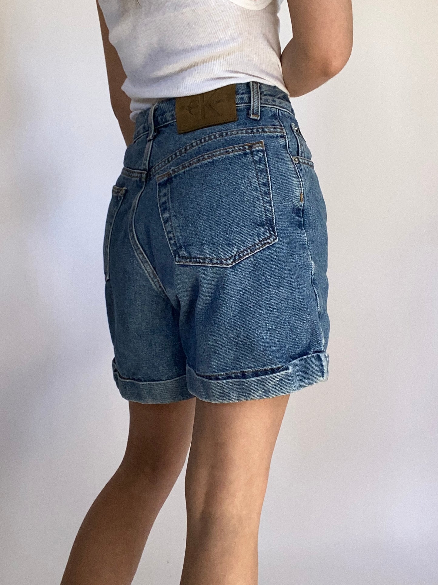 Calvin Klein Denim Shorts Size 25