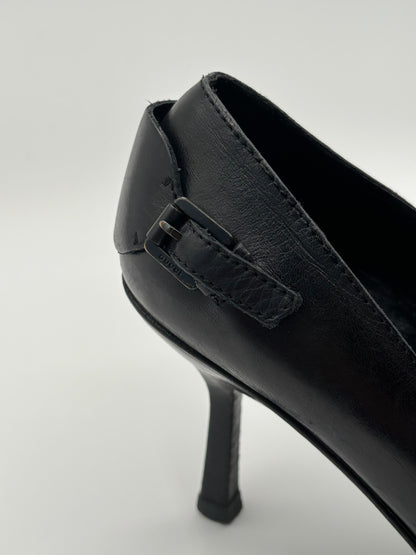 Gucci Black Leather Pumps Size 8