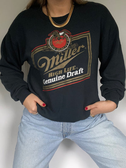 Miller Draft Crewneck Pullover Size M