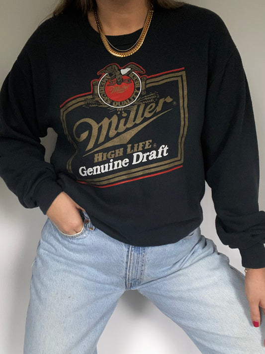 Miller Draft Crewneck Pullover Size M