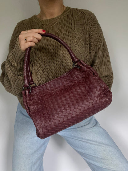 Bottega Veneta Nappa Intrecciato Parachute Bag