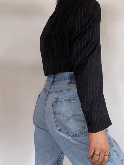 Giorgio Armani Cropped Blazer Size M