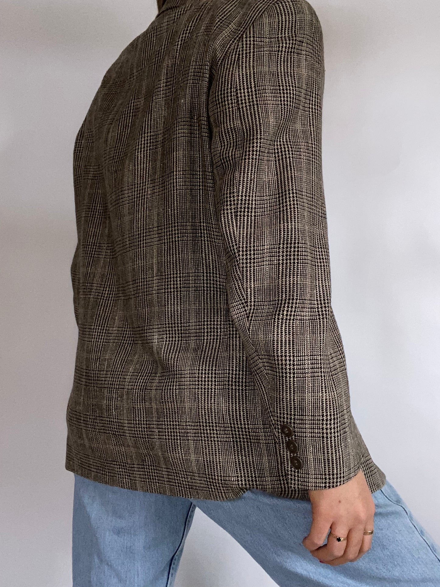 Yves Saint Laurent Plaid Blazer Size M/L