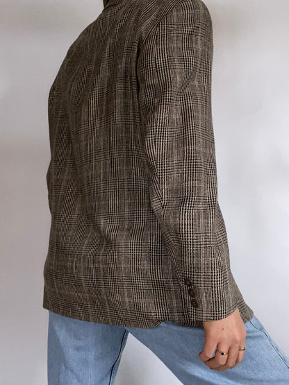 Yves Saint Laurent Plaid Blazer Size M/L