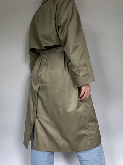 Nova Check Khaki Burberry Trench Size M