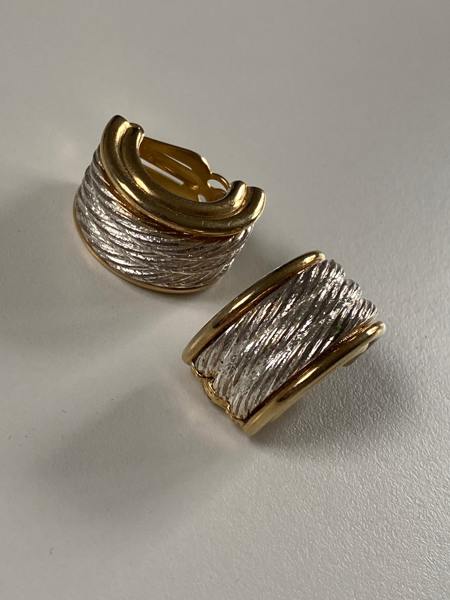 Givenchy Two Tone Hoop Earrings