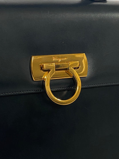 Salvatore Ferragamo Leather Gancini Bag