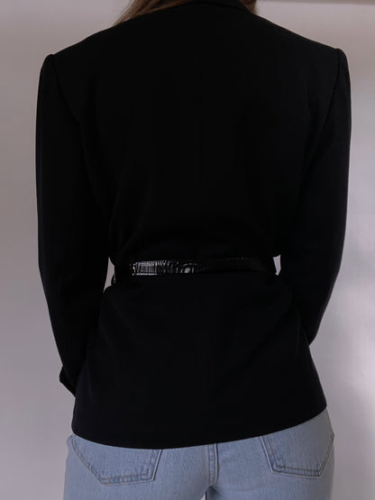 Yves Saint Laurent Belted Blazer Size 4/6