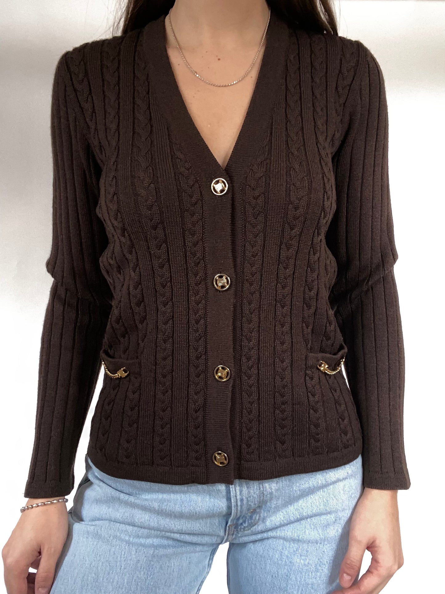 Celine Knit Cardigan Size S/M