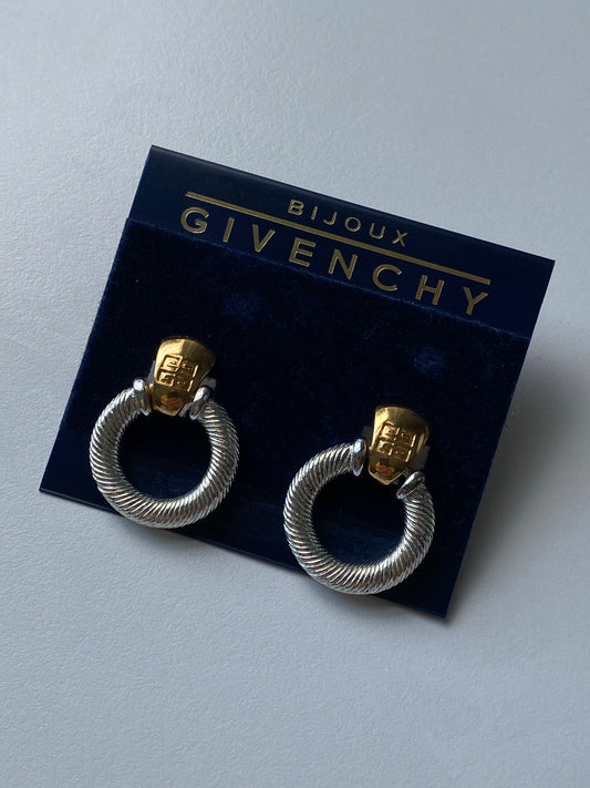 Givenchy Two Toned Earrings