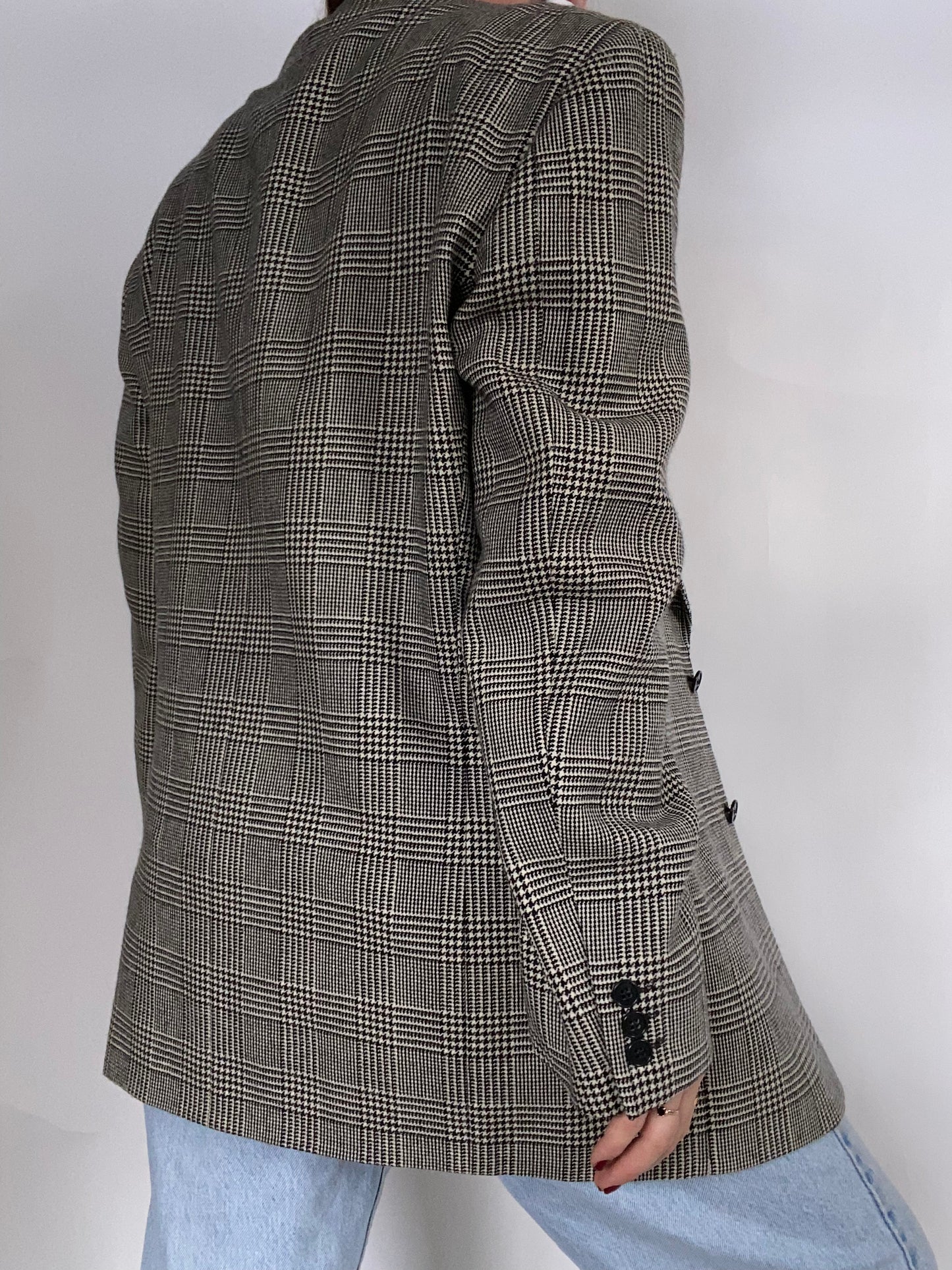 Giorgio Armani Plaid Blazer Size M/L
