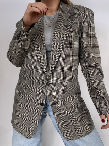Giorgio Armani Plaid Blazer Size M/L