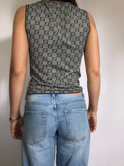 Fendi Monogram Tank Size S