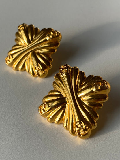 Fendi Logo Earrings