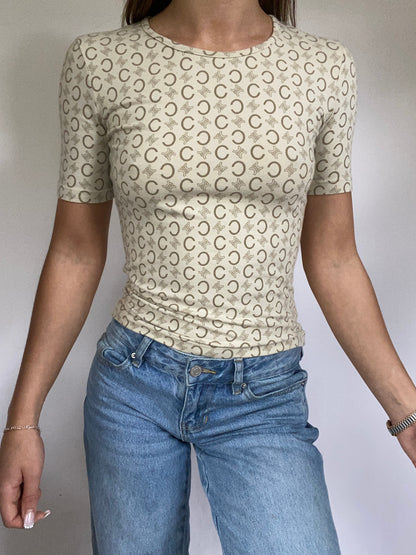 Celine Monogram Logo Short Sleeve Size XS/S
