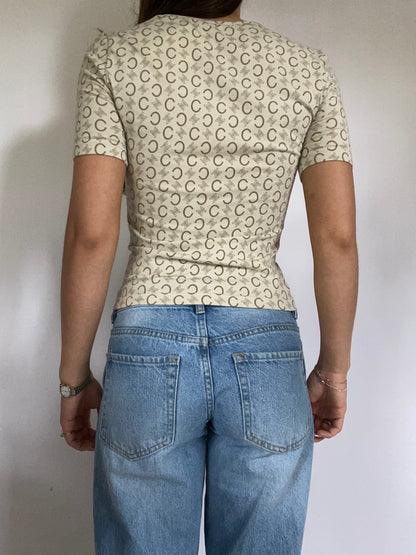 Celine Monogram Logo Short Sleeve Size XS/S