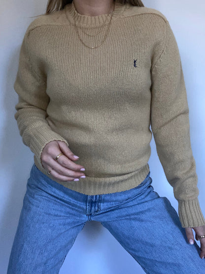 Yves Saint Laurent Logo Sweater Size S