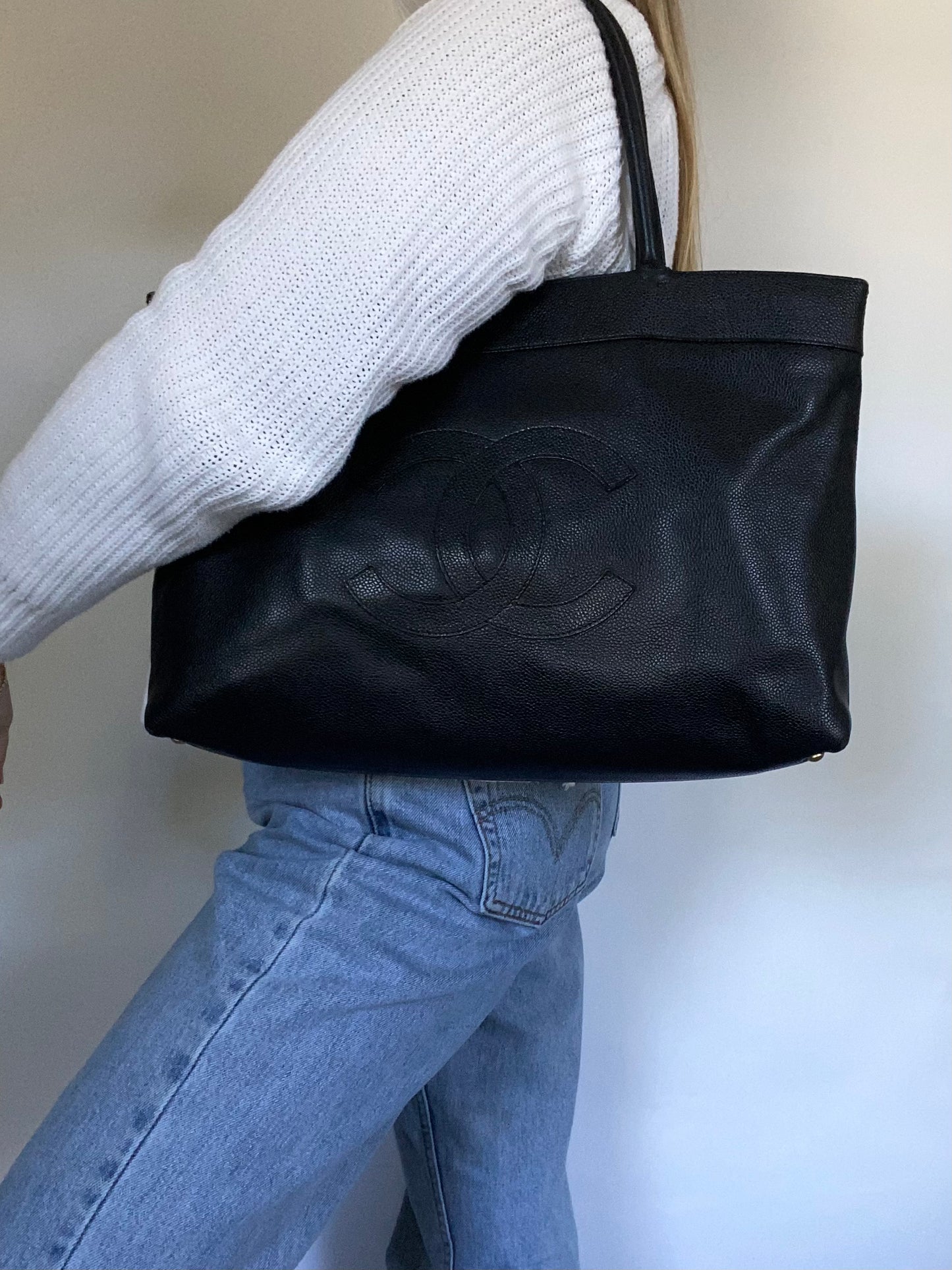 Chanel Caviar CC Tote