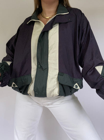 90s Christian Dior Tri-Color Windbreaker Size L/XL