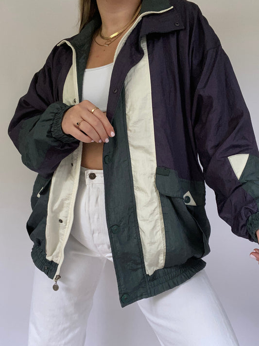 90s Christian Dior Tri-Color Windbreaker Size L/XL
