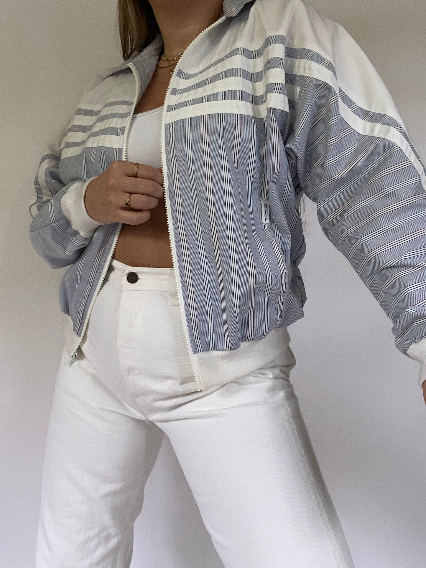 Christian Dior Striped Lightweight Jacket Size S