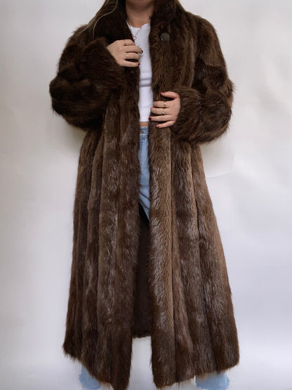 Genuine Full Length Fur Size L/XL