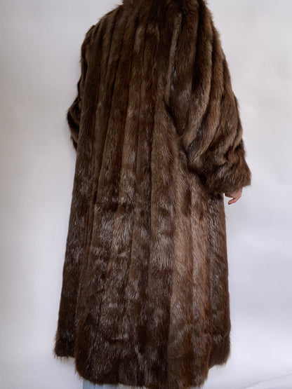Genuine Full Length Fur Size L/XL