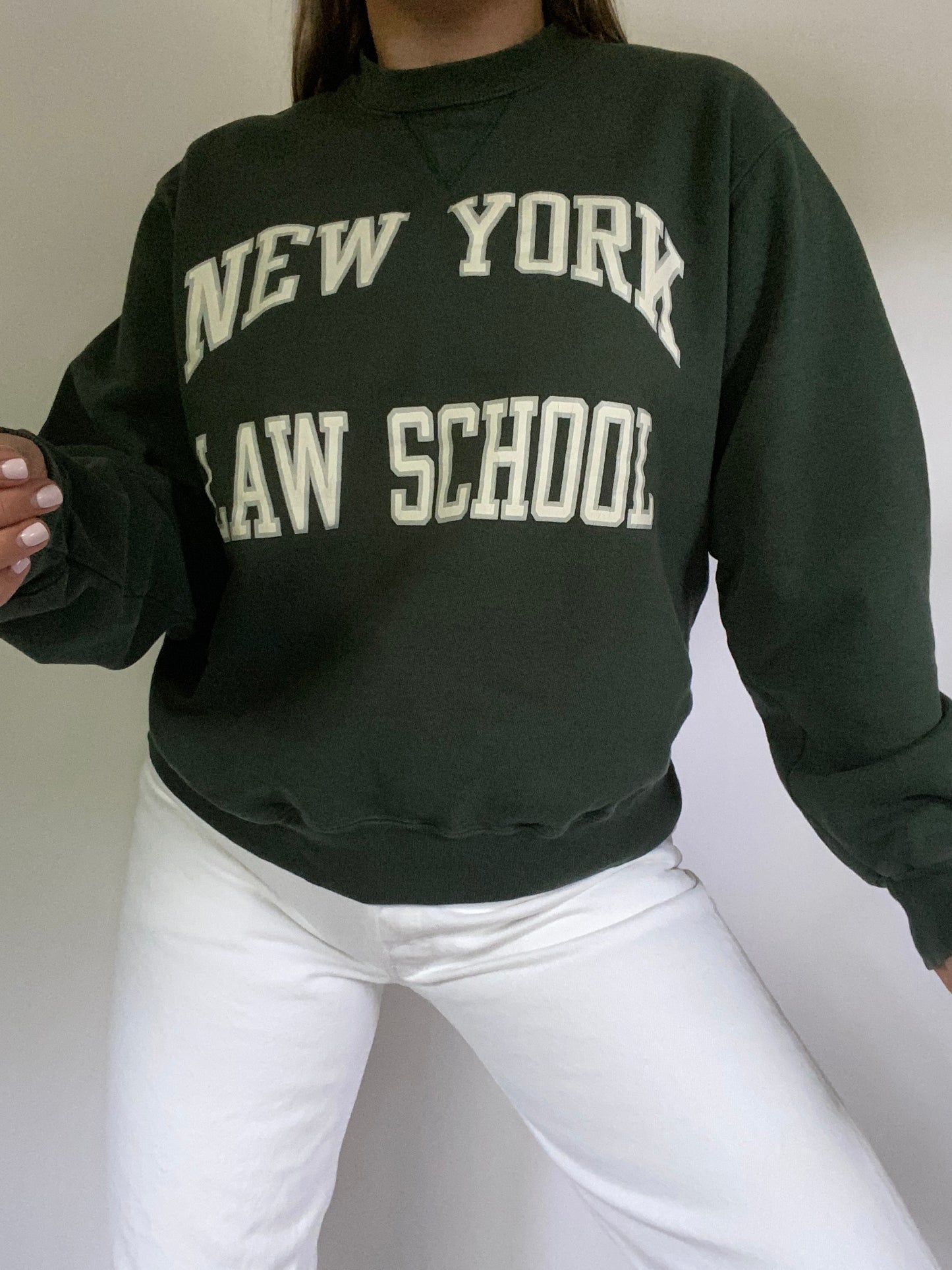 New York Law School Champion Crewneck Size M/L
