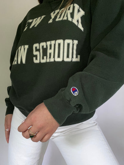 New York Law School Champion Crewneck Size M/L