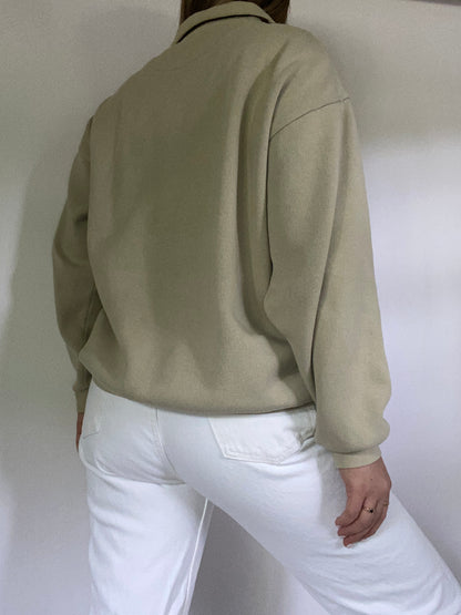 Yves Saint Laurent Logo Quarter Zip Size M