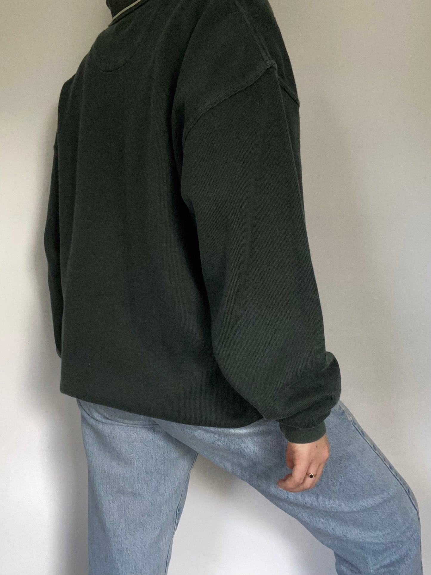 Yves Saint Laurent Green Polo Pullover Size L/XL