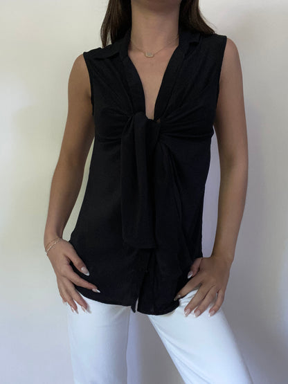 Yves Saint Laurent Tie Blouse Size S/M